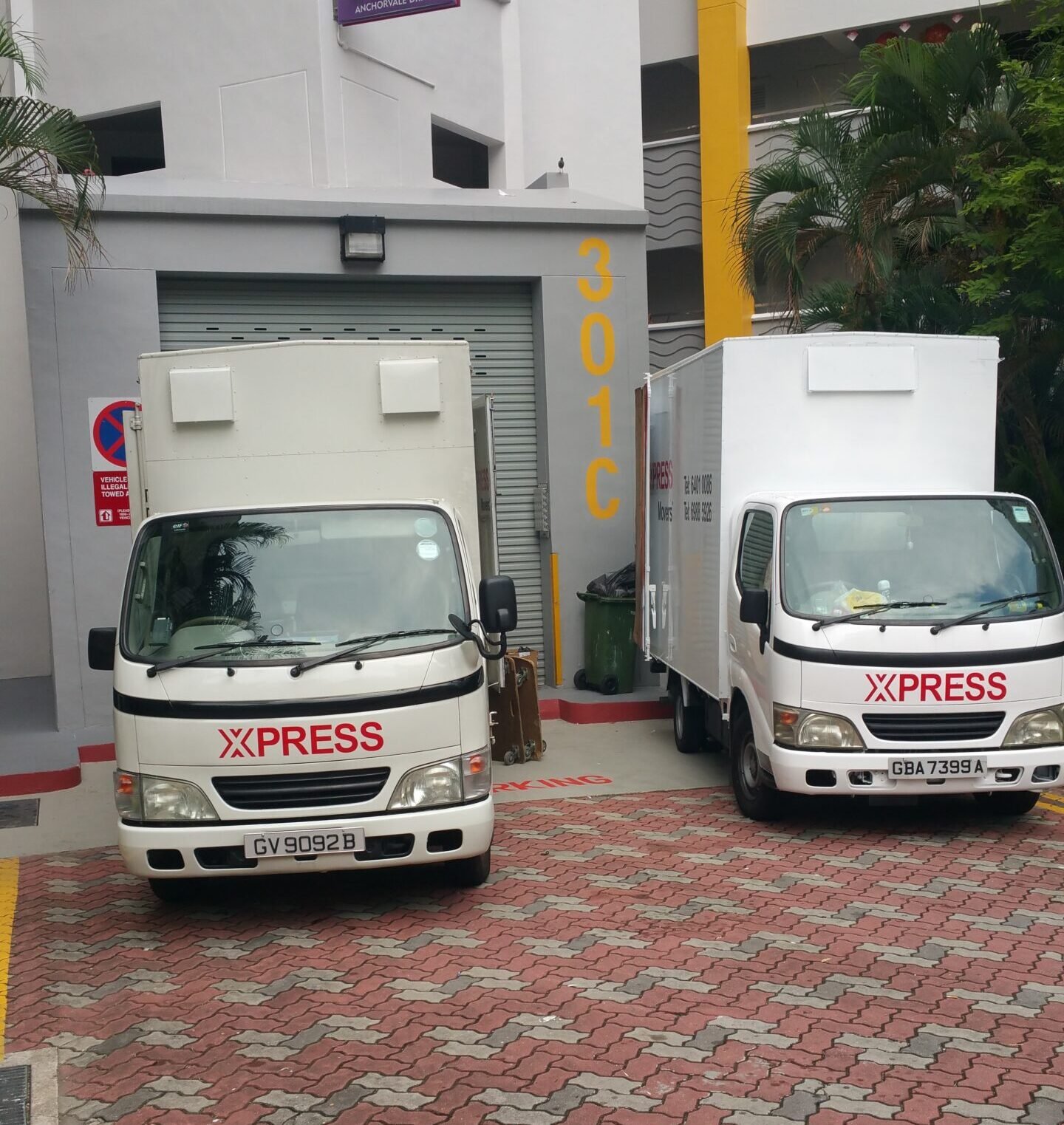 Xpress Movers lorry for HDB and condo house moving company in Singapore