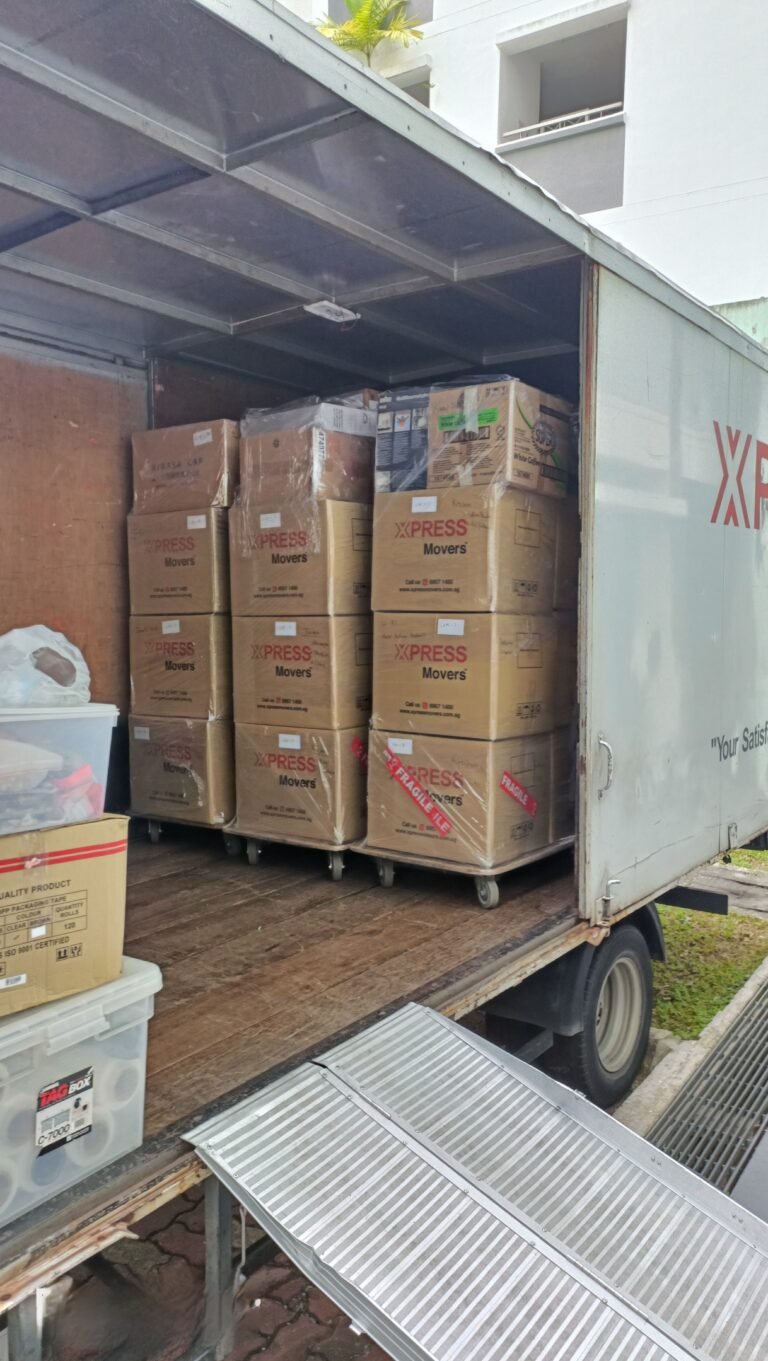 Well Stacked On Lorry Xpress Moving Services